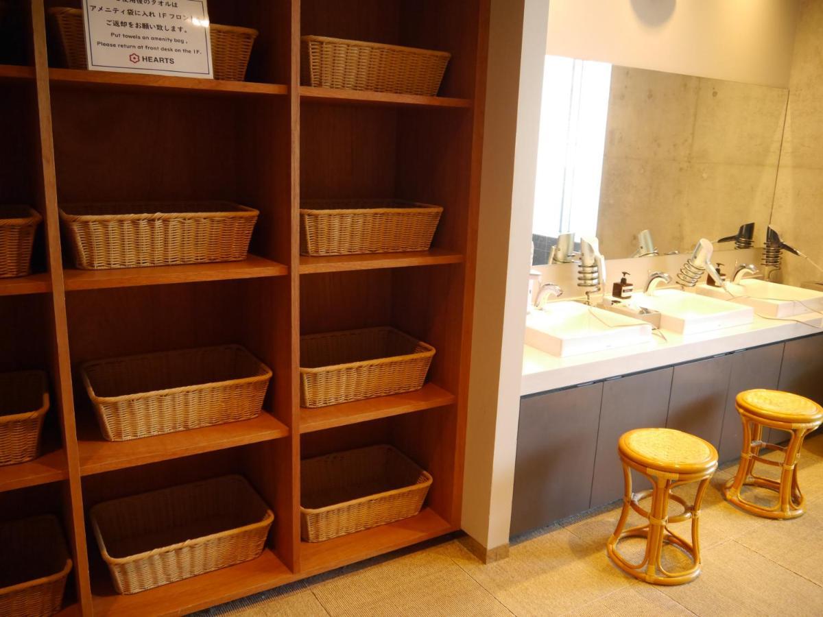 Hearts Capsule Hotel & Spa Hakata Fukuoka  Luaran gambar