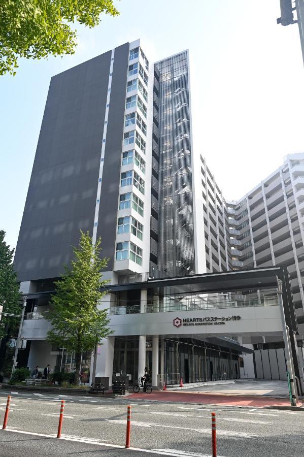 Hearts Capsule Hotel & Spa Hakata Fukuoka  Luaran gambar
